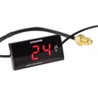 VOCA Racing Super Slim hőmérsékletmérő műszer piros kijelzéssel (0-120°C)