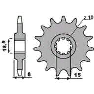 PBR első lánckerék - Aprilia RS50 RX50 Pegaso50  ( Minarelli AM3 - AM4 - AM5 - 415 lánc - 12 fogszám)