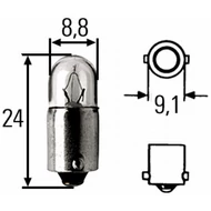 Izzó (jelző) 12V 4W BA9S Izzó (jelző) 12V 4W BA9S