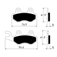 Ferodo ECO-Friction fékbetét első ( Aprilia RX50 SX50 / Derbi DRD Racing 2010- )