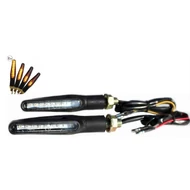 Irányjelző ( index ) LED csík futófényes 9Ledes M10-es menettel ( pár )