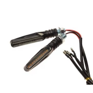 Irányjelző ( index ) LED csík futófényes 12Ledes M10-es menettel ( pár )