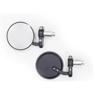 Caffe Race visszapillantó tükör (kerek, 18mm-es kormányhoz - párban)
