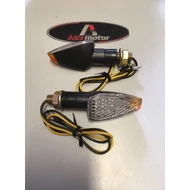 Irányjelző ( Index ) mini nyíl fekete LED M10-es menettel E-jellel ( pár )