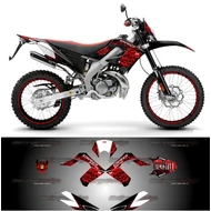 Matrica szett Derbi Senda DRD Pro 2011 Piros