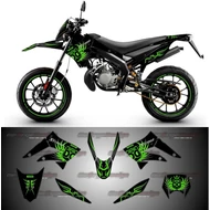 Matrica szett Derbi Senda DRD 2016 Limited Zöld