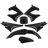 TNT Racing Derbi Senda idomszett (2000-2010) Fekete (7db)