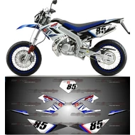 Matrica szett Derbi Senda DRD 2009 Kék