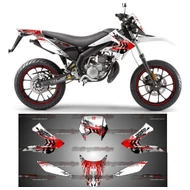 Matrica szett Derbi Senda DRD Racing 2015 Fehér Matrica szett Derbi Senda DRD Racing 2015 Fehér