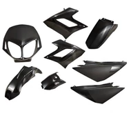 Derbi Senda DRD idomszett (2004-2010) Fekete (8db)