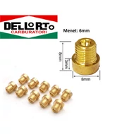 Dellorto karburátor főfúvóka szett (M6 / 100-122 - 10db)