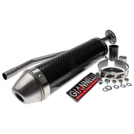 Giannelli Racing kipufogó hangtompító összekötő csővel (Piaggio D50B - Aprilia RX50 / SX50 - karbon)