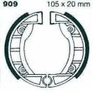 EBC 909 Premium Kevlar-Aramid dobfék betét garnitúra (egy fékdobhoz) fékpofa