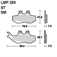 Tárcsafékbetét LMP289ST (AP Racing)