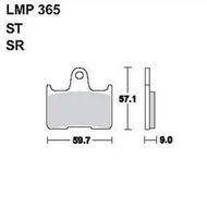 Tárcsafékbetét LMP365ST (AP Racing)