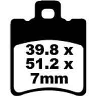 EBC SFAC193 Scooter Carbon robogó fékbetét garnitúra (egy féknyereghez)