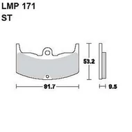 Tárcsafékbetét LMP171ST (AP Racing)
