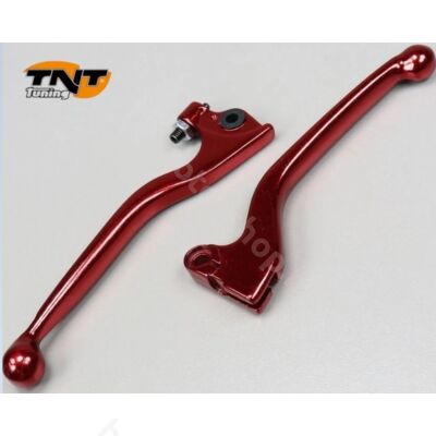 TNT Racing fék és kuplung kar szett ( AJP - Piros eloxált)