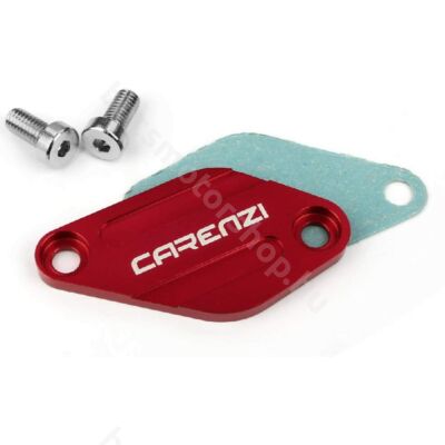 Carenzi takaró lemez (olajpumpa) - piros (Minarelli AM6, EBE/EBS, Piaggio D50B)