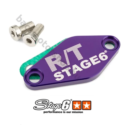 Stage6 R/T MK2 CNC olajpumpa fedél / takarólemez (Minarelli AM6 - Derbi EBE / EBS - Piaggio D50B - lila) 