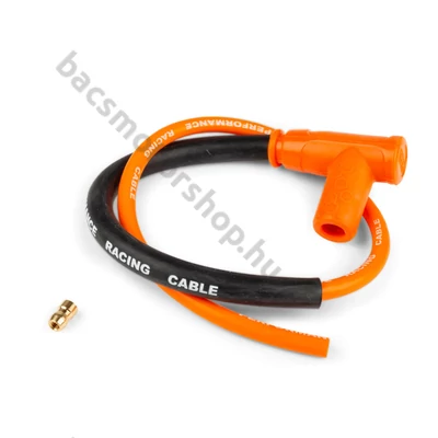 Stage6 Racing szilikon gyertyapipa gyertyakábel szett (Narancssárga)
