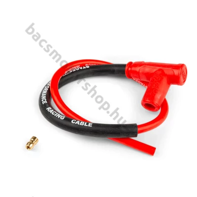 Stage6 Racing szilikon gyertyapipa gyertyakábel szett (Piros)