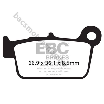 EBC FA367/2R Sintermetal fékbetét garnitúra (egy féknyereghez)