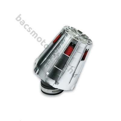 Malossi E5 védőházas sportlégszűrő (38mm) - Króm